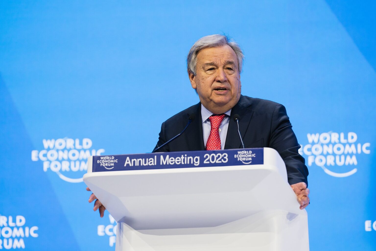 Guterres en Davos