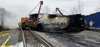 descarrilamiento de tren en Ohio