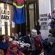 greta Thunberg y activistas
