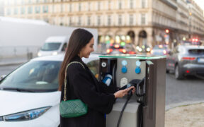 puntos de carga de vehículos eléctricos