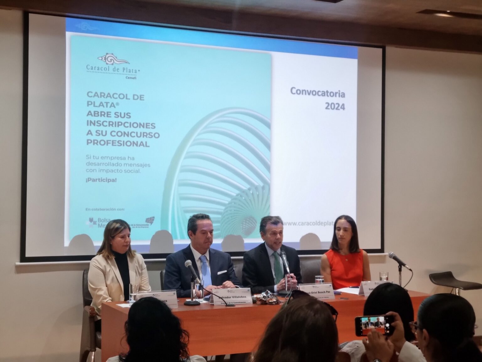 Caracol de Plata, cenefi, BMV y Consejo de Comunicación