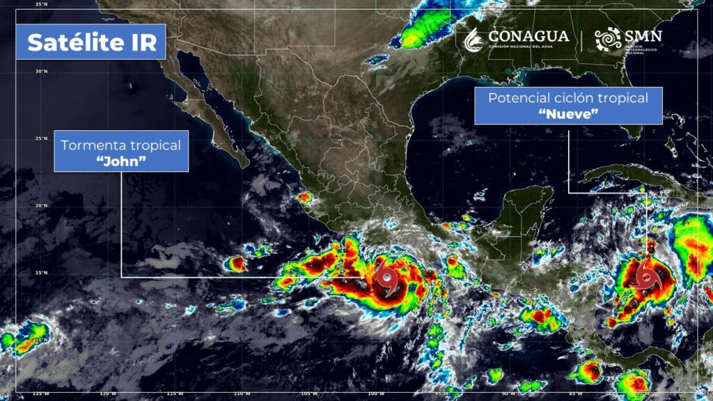 tormenta tropical John