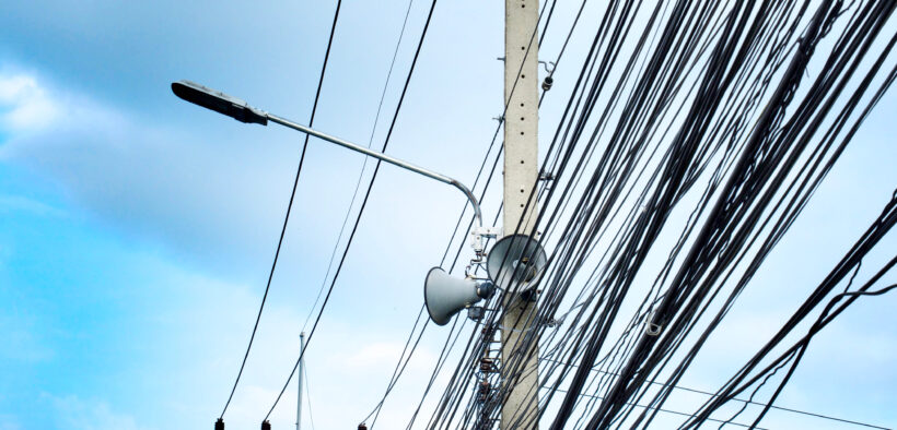 Cableado aéreo