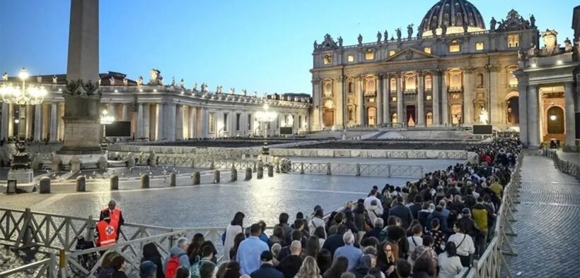 Féretro del papa Francisco