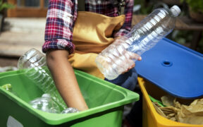 Reciclaje en contenedores