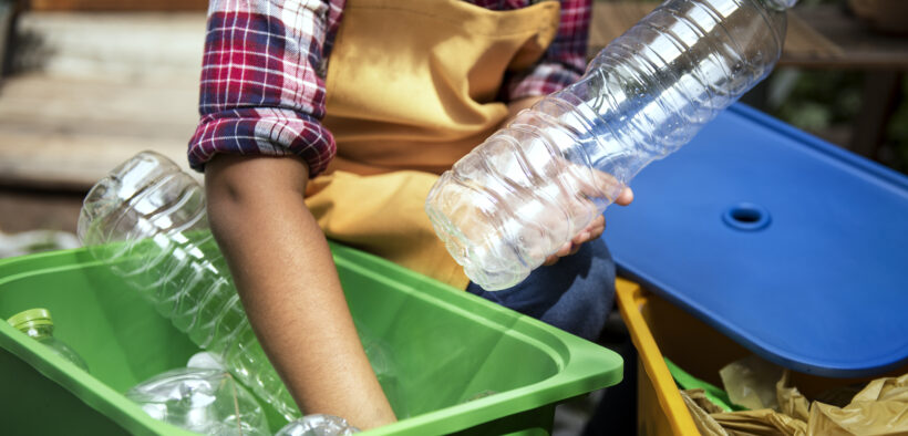 Reciclaje en contenedores