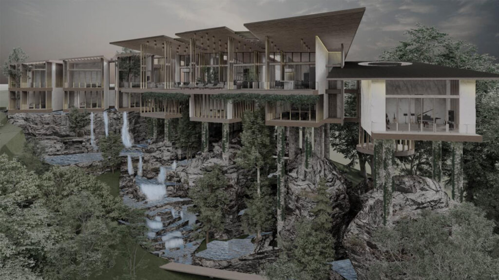 La Hanging House en Valle de Bravo es un proyecto arquitectónico que integra diseño, paisaje y sostenibilidad,