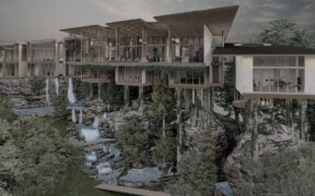 La Hanging House en Valle de Bravo es un proyecto arquitectónico que integra diseño, paisaje y sostenibilidad,