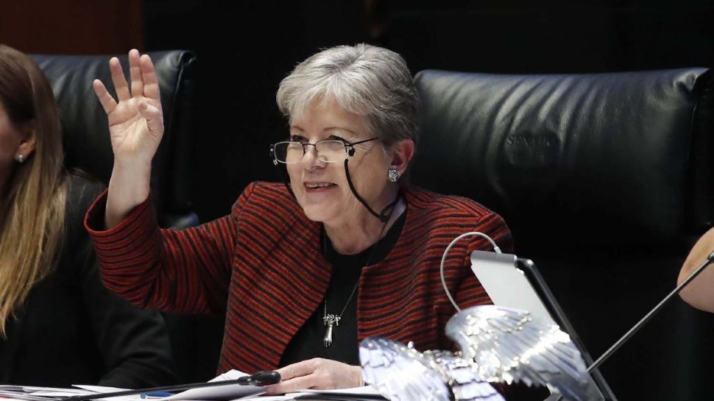 Alicia Bárcena compareció en el Senado y detalló acciones de Semarnat en energía, agua, tala ilegal, biodiversidad y protección animal.