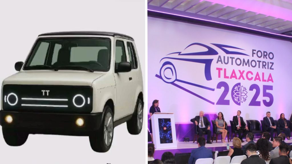 El auto eléctrico Totalmente Tlaxcalteca, fabricado en Tlaxcala con 80% de componentes locales y tendrá un costo de 100 mil pesos.