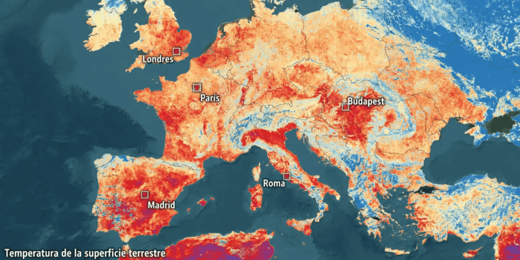 Cambio climático agrava la ola de calor en Europa