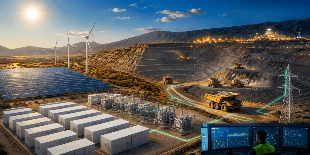 Minería renovable enfrenta reto de energía continua eficiente